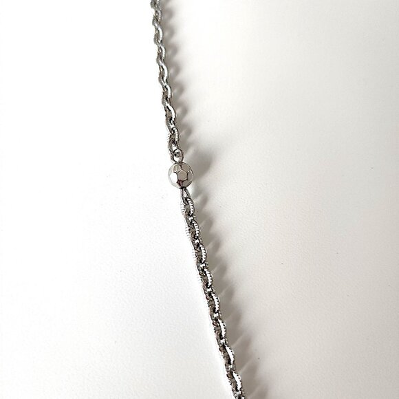 Lia Sophia silver-tone extra necklace strand clip-on - Picture 4 of 7